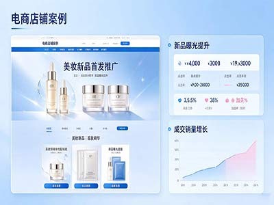 美妆护肤电商新品推广案例